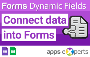 Google Forms Dynamic Fields Add-on