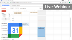 Google Kalender Webinar