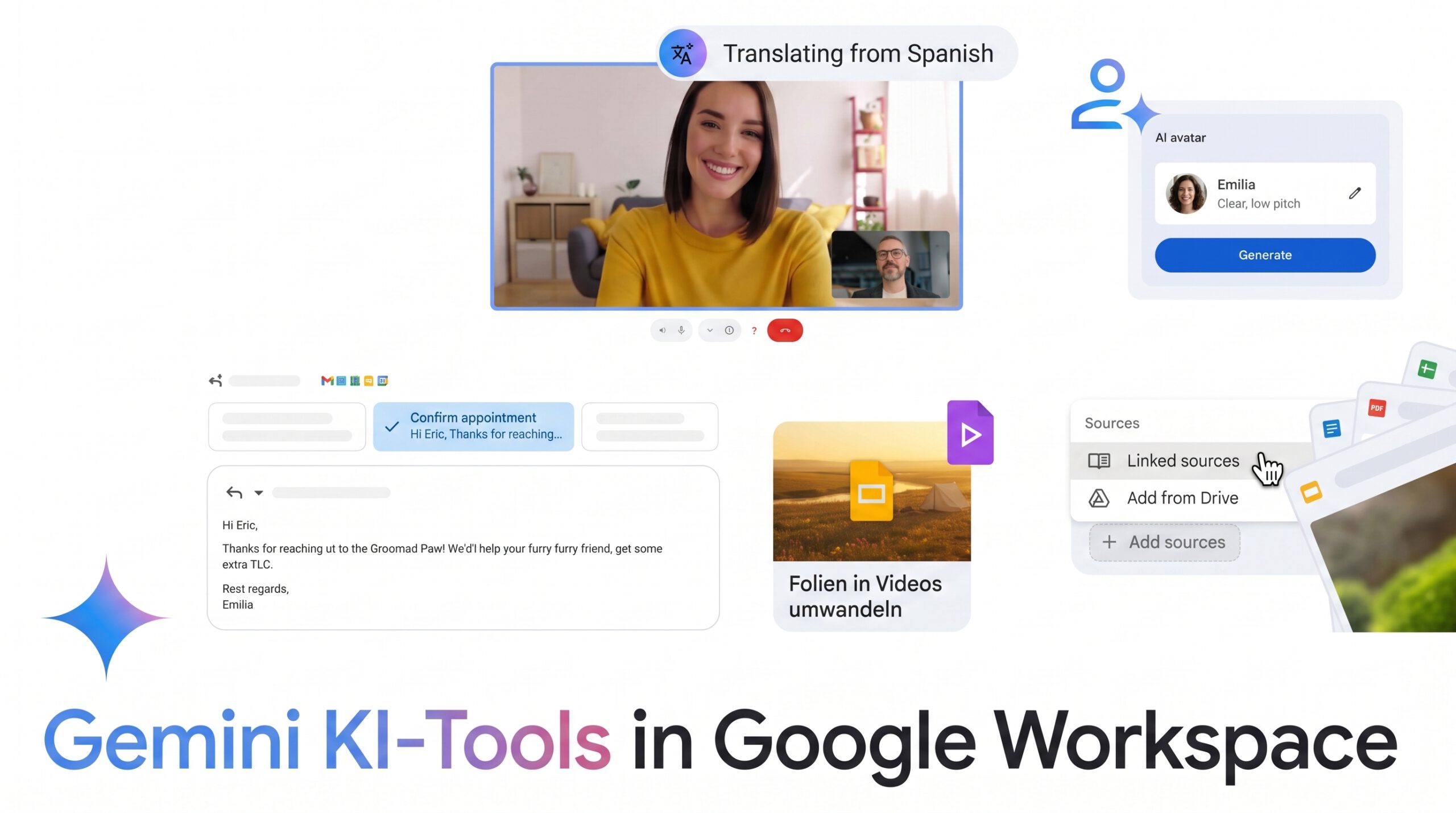 Integrierte KI-Tools in Google Workspace