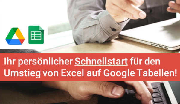 Webinar Google Tabellen Schulung